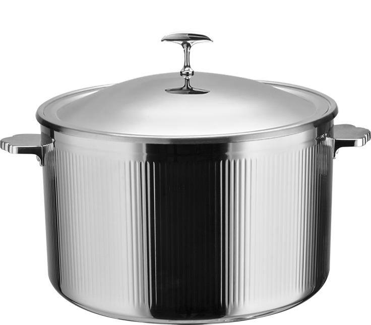 Yapamit Tri-ply Circle Warm Soup Pot for Hotel Restaurant