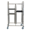 Yapamit X1303 Stainless Steel Double-Line GN Pan Trolley