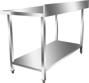 Commercial Metal Workbench with Adjustable Under Shelf - NSF Certified - For Restaurant, Warehouse, Home, Kitchen, Garage
