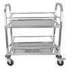 Yapamit X1204 Stainless Steel Square Drinking Cart