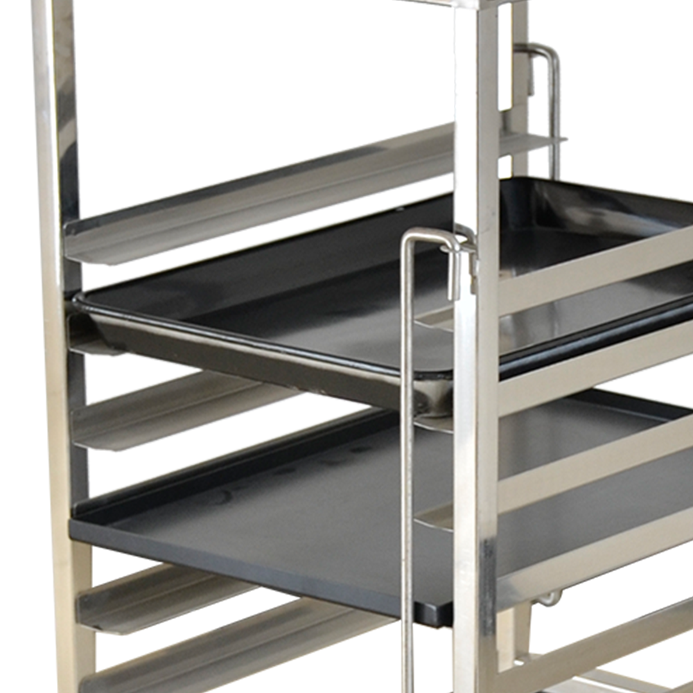 Yapamit X1309 Stainless Steel Single-Line GN Pan Trolley
