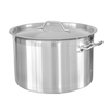 Yapamit X2630 Short Body Stainless Steel Pot With Durable Bottom