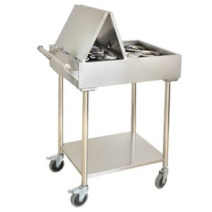 Yapamit X1210 Stainless Steel Flap Saucing Cart