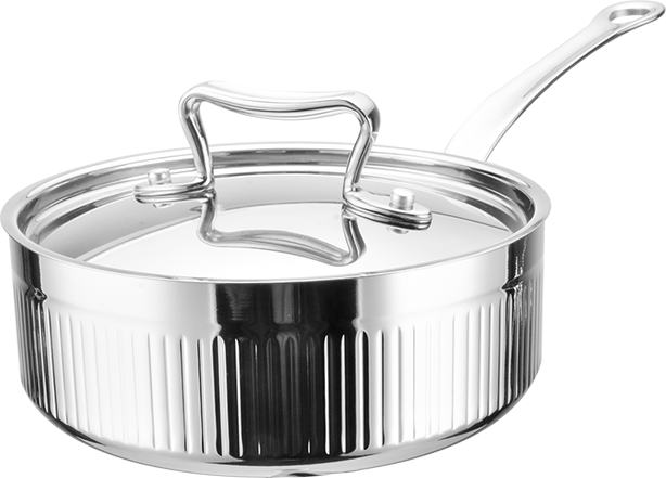 Yapamit C0511020 TRI-Thick Stainless Steel Short Body Vertical Cookware 