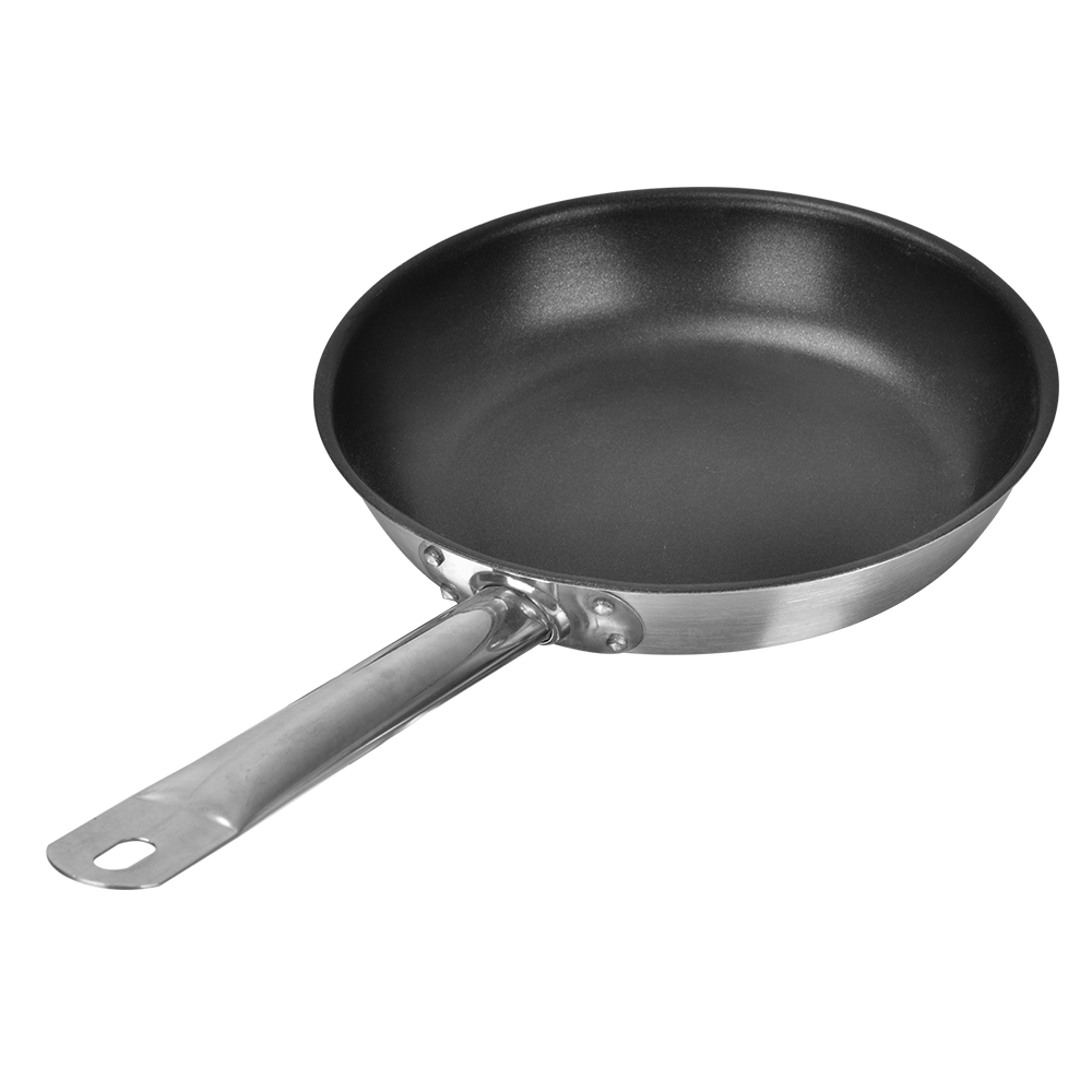 Yapamit X7090 430 Aluminium Fry Pan With Single Bottom Steel Handle