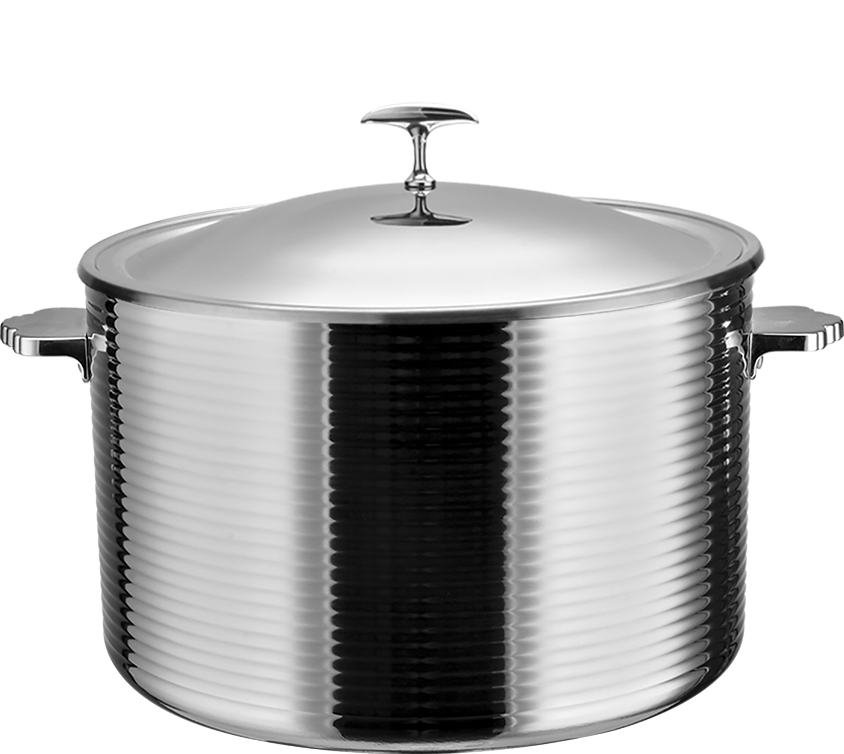 Yapamit Tri-ply Circle Warm Soup Pot for Hotel Restaurant