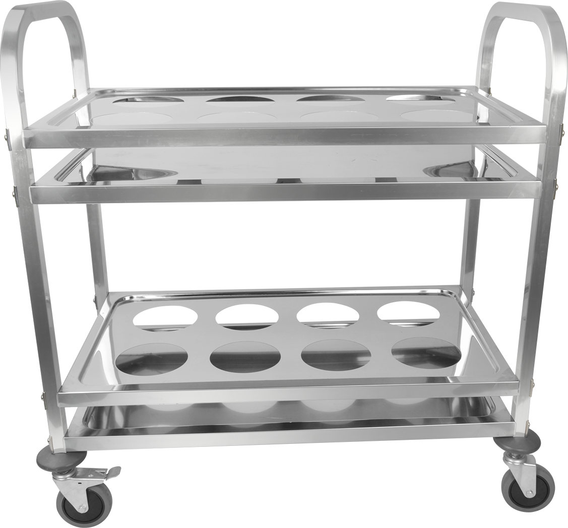 Stainless Steel Kettle Cart