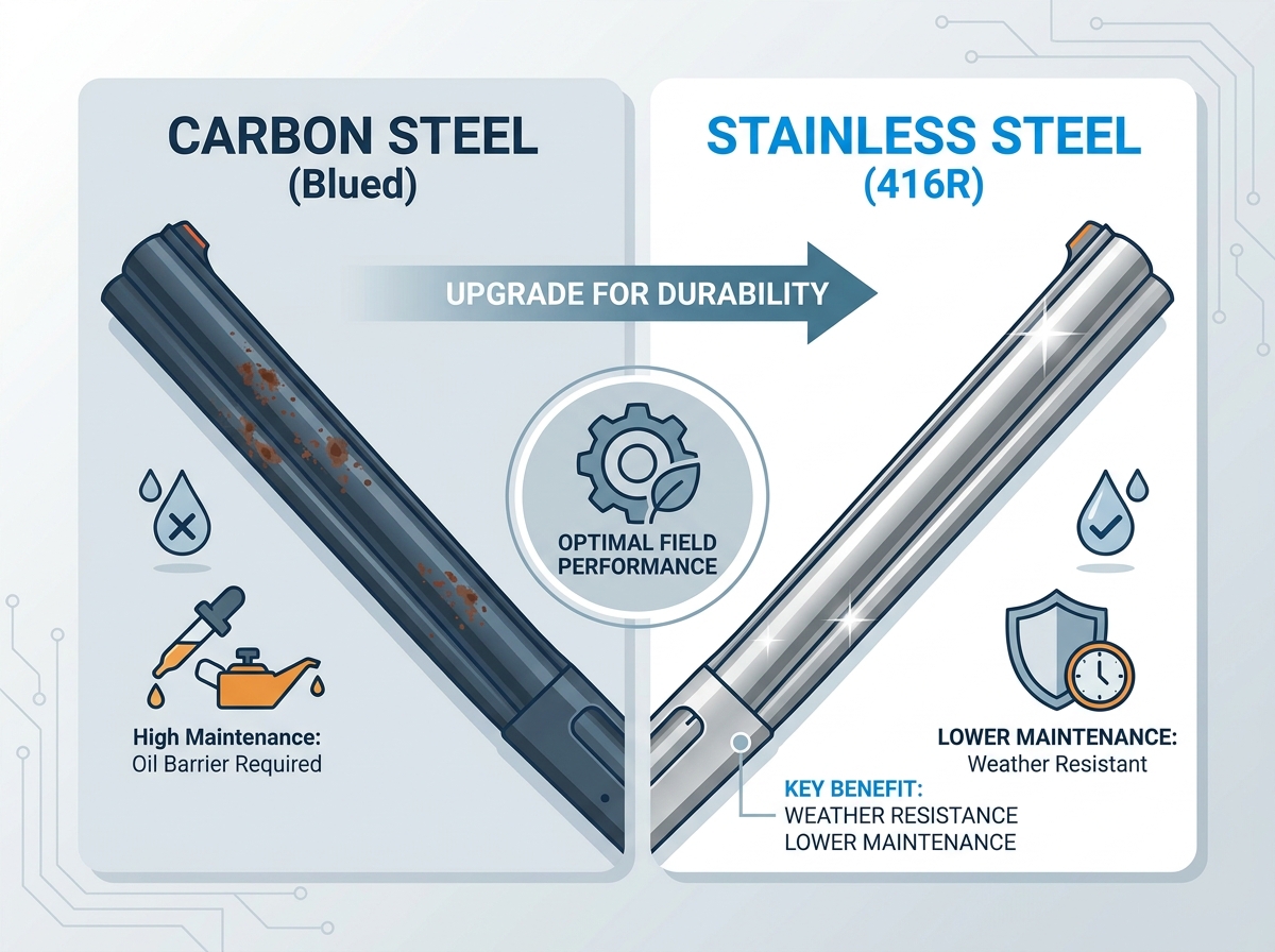 Stainless Steel Turkey Barrel field setup